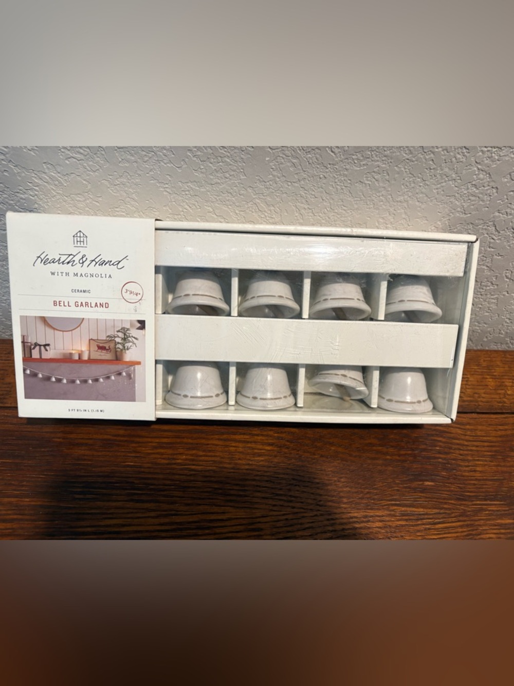 Hearth & Hand with Magnolia Ceramic Bell Garland